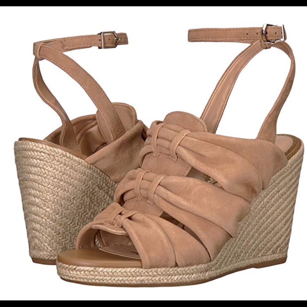 Sam Edelman’s Awan sandal in camel suede